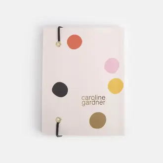 Caroline Gardner Caroline Gardner Pink Dotty Ruled Pocket Notebook