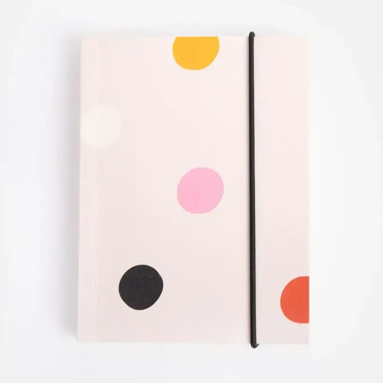 Caroline Gardner Caroline Gardner Pink Dotty Ruled Pocket Notebook