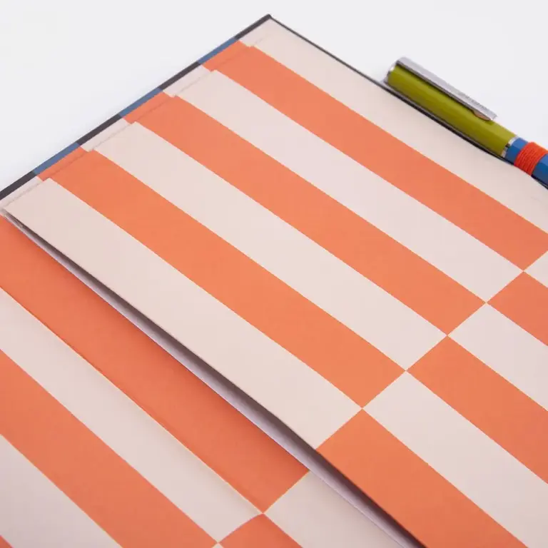 Caroline Gardner Caroline Gardner Block Stripe Notebook and Pen Set