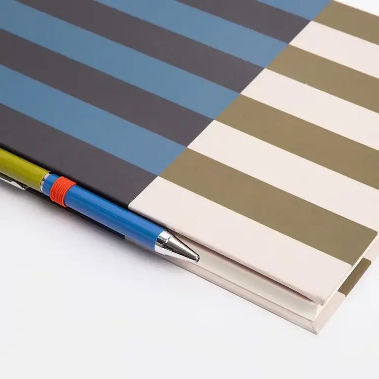 Caroline Gardner Caroline Gardner Block Stripe Notebook and Pen Set