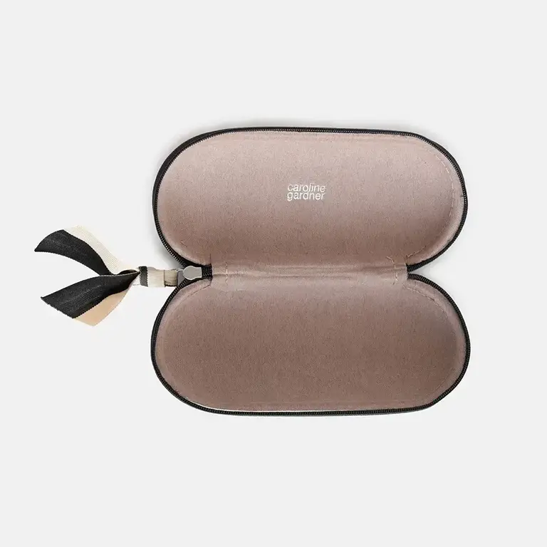 Caroline Gardner Caroline Gardner Multi Flower Zip Glasses Case