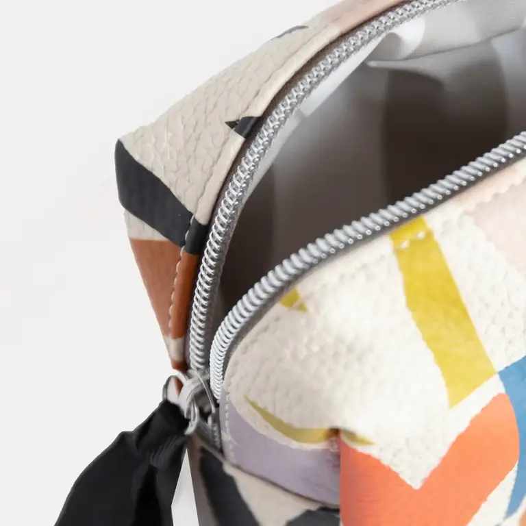 Caroline Gardner Caroline Gardner Hearts Mini Cube Cosmetic Bag