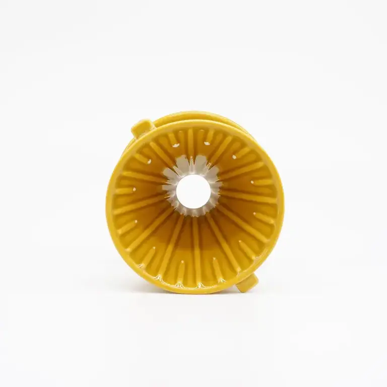 Gifu Japan Pour Over / Dripper Ceramic Mustard