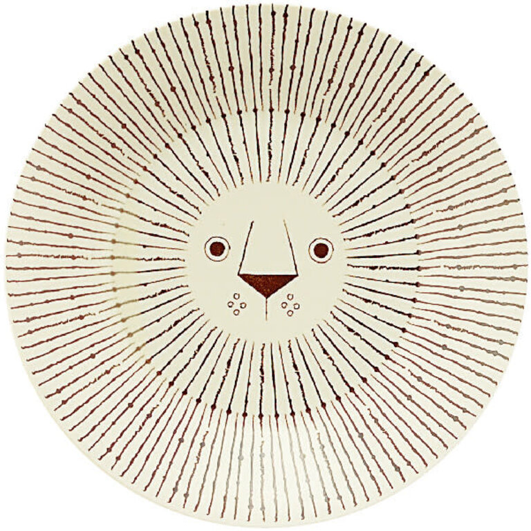 San-To San-To Japan Mikke Main Plate Lion L 24 cm