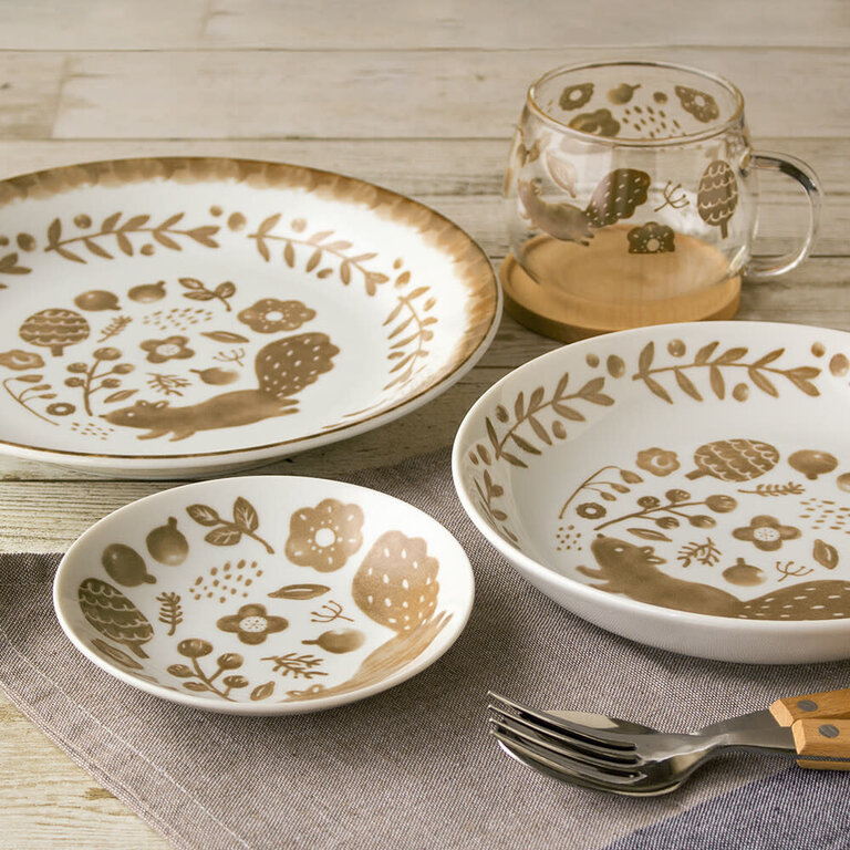 San-To San-To Japan Nordic Squirrel Plate 19.5cm