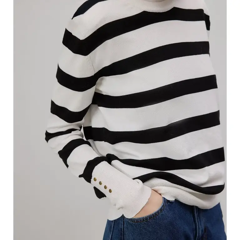 Privé Privé Striped Knit Sweater S/M