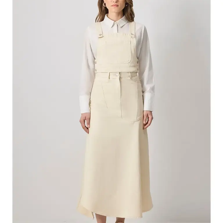 Privé Privé Structured Denim Pinafore Top