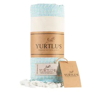 Yurtlus Yurtlus - Imperial Turkish Cotton Towel - Turquoise