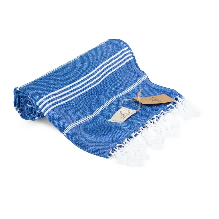 Yurtlus Yurtlus - Minimalist Turkish Cotton Towel - Blue