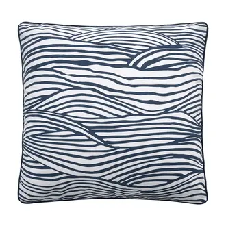 PK Handcraft Canvas Indoor/Outdoor Waves Throw Pillow 20" (w. Insert)