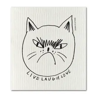 Badger & Burke Badger & Burke Swedish Sponge - Live Laugh Love