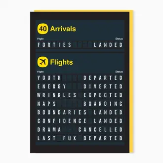 Stoats & Weasels Stoats & Weasels Arrivals- 40th Birthday Card