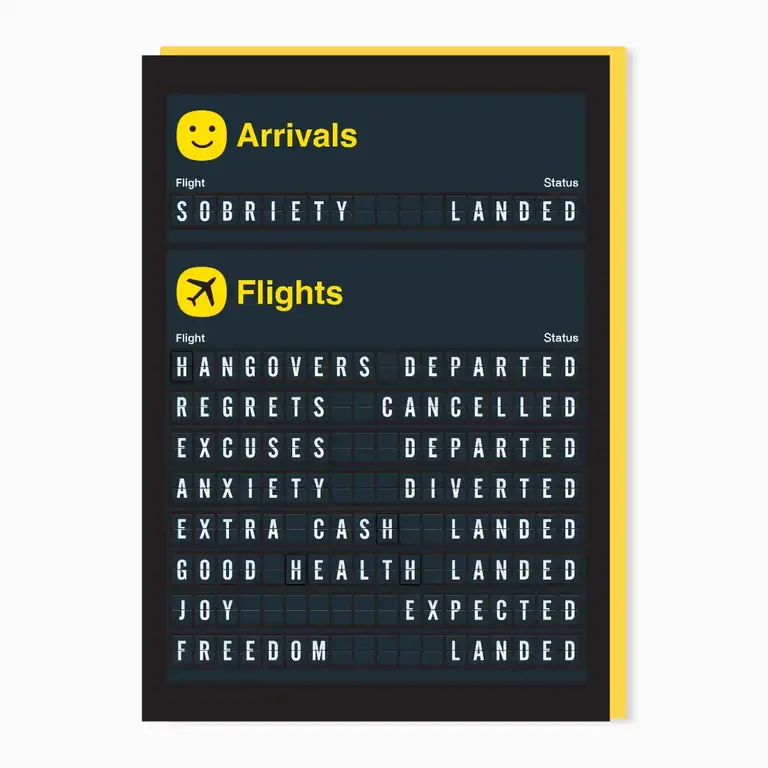 Stoats & Weasels Stoats & Weasels Arrivals- Sobriety Card