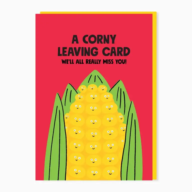 Stoats & Weasels Stoats & Weasels Corny Goodbye Card