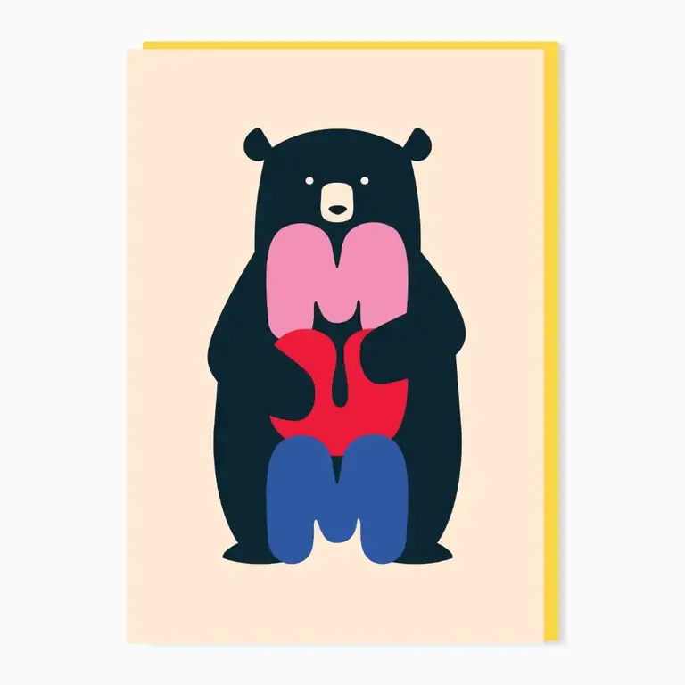 Stoats & Weasels Stoats & Weasels Bear Hug Mom Card