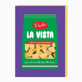 Stoats & Weasels Stoats & Weasels Pasta La Vista Card