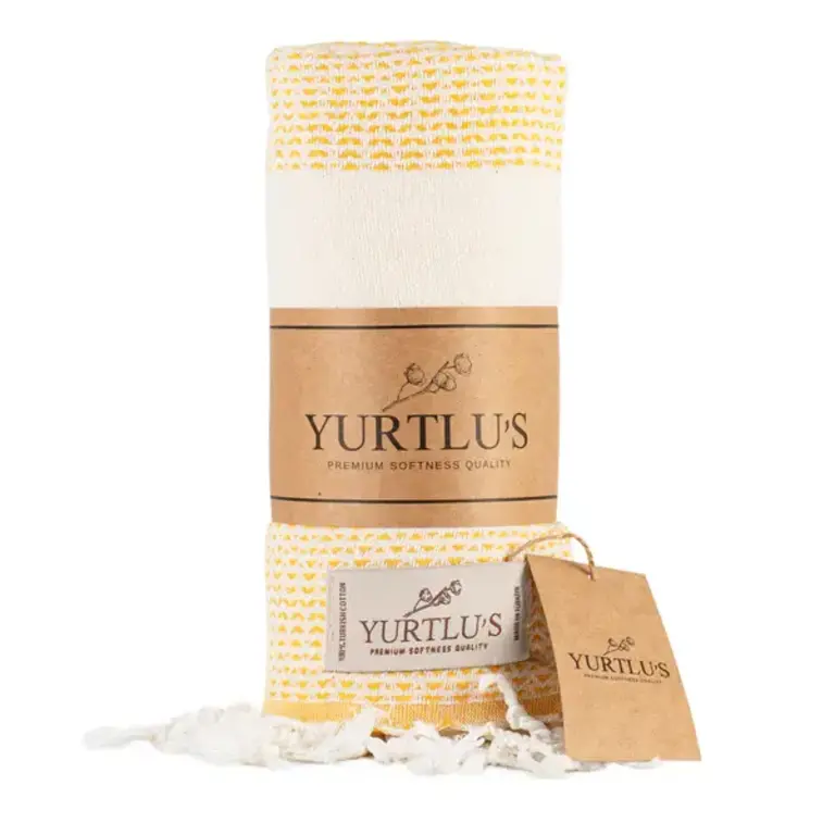 Yurtlus Yurtlus - Imperial Turkish Cotton Towel - Yellow