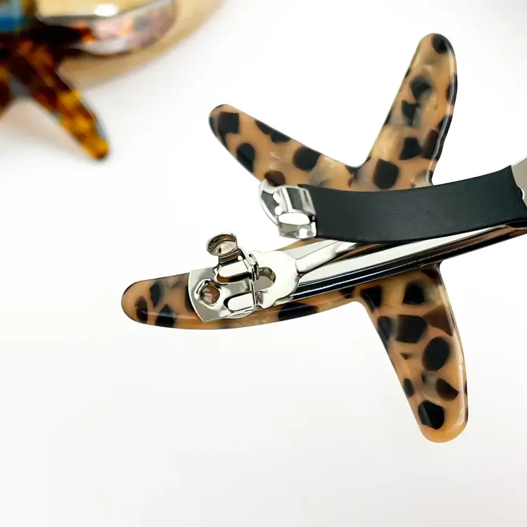 Diva Diva Hair Barrette Starfish Tortoiseshell