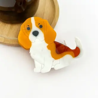 Diva Diva Hair Clip Beagle
