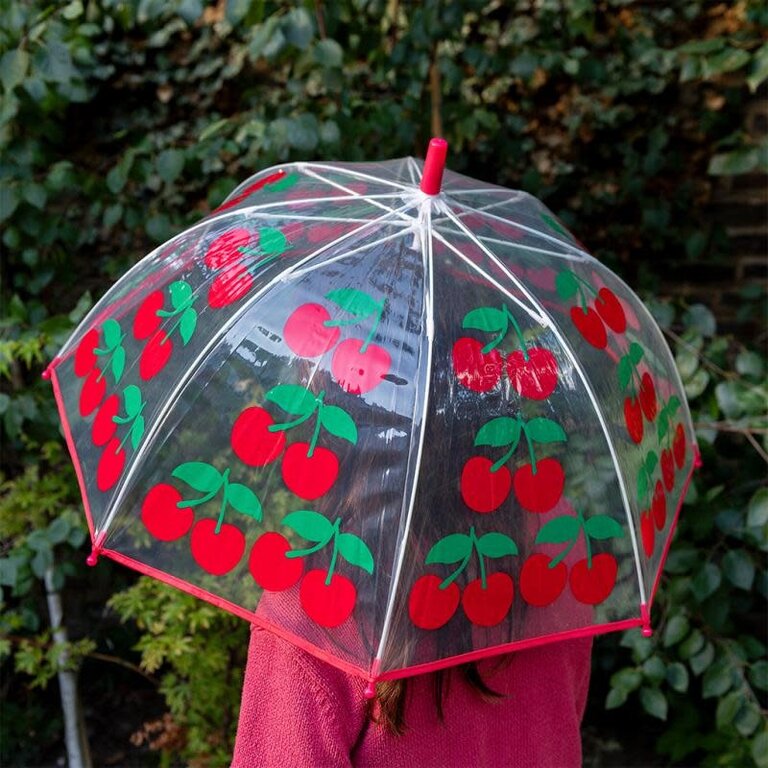 Rex London Rex London Transparent Umbrella Cherry