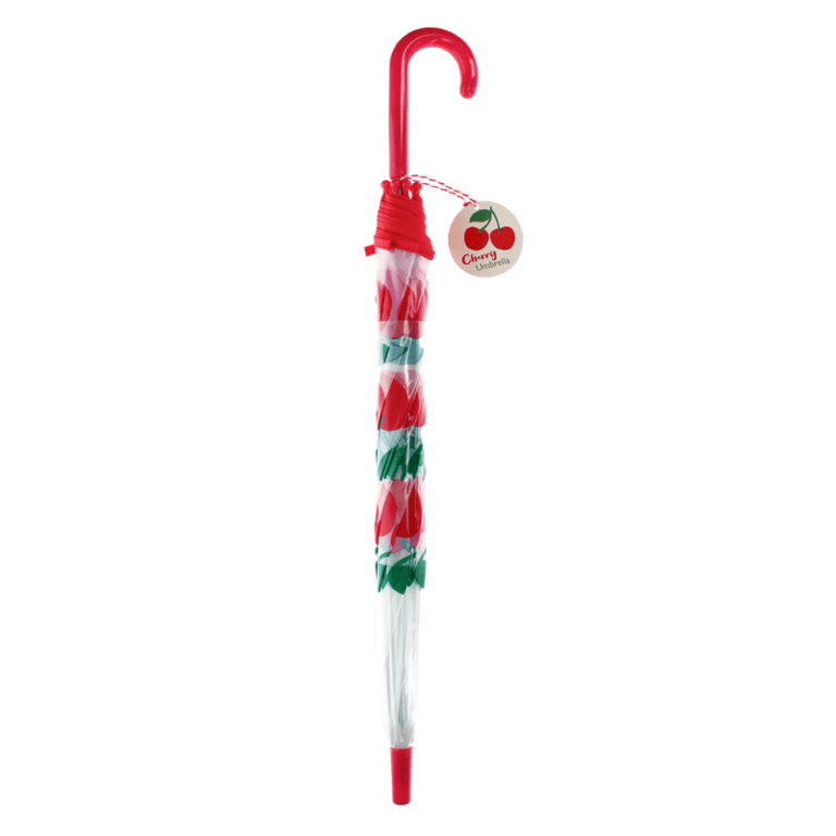 Rex London Rex London Transparent Umbrella Cherry