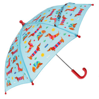 Rex London Rex London Kids Push Up Umbrella Sunny Sausage Dog