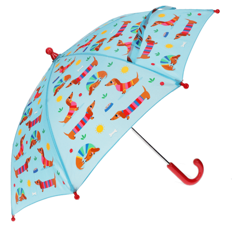 Rex London Rex London Kids Push Up Umbrella Sunny Sausage Dog