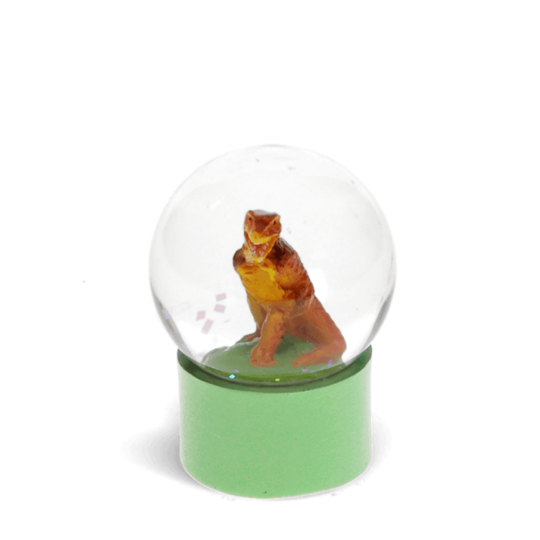 Rex London Rex London Mini Glitter Globe Dinosaur
