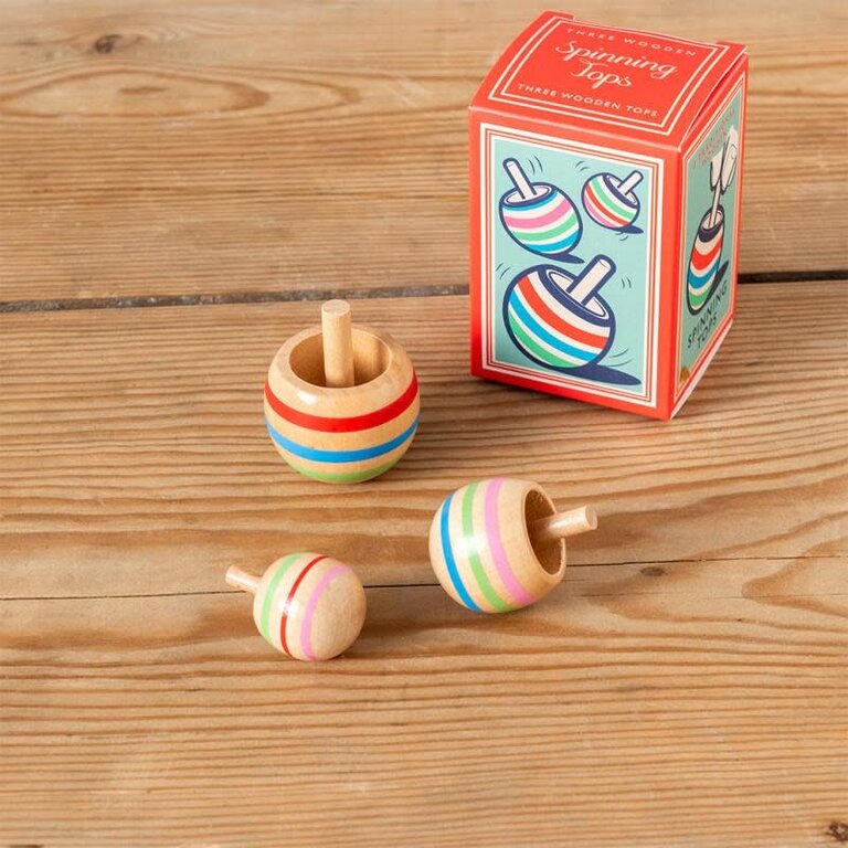 Rex London Rex London Wooden Spinning Tops (3)