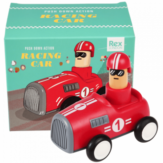 Rex London Rex London Push Down Action Racing Car Red