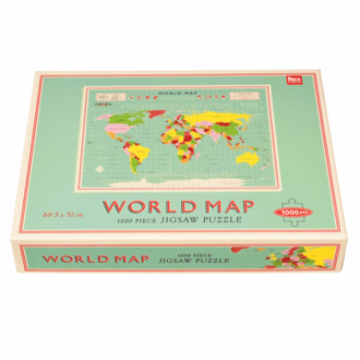 Rex London Rex London World Map Jigsaw Puzzle (1000pce)