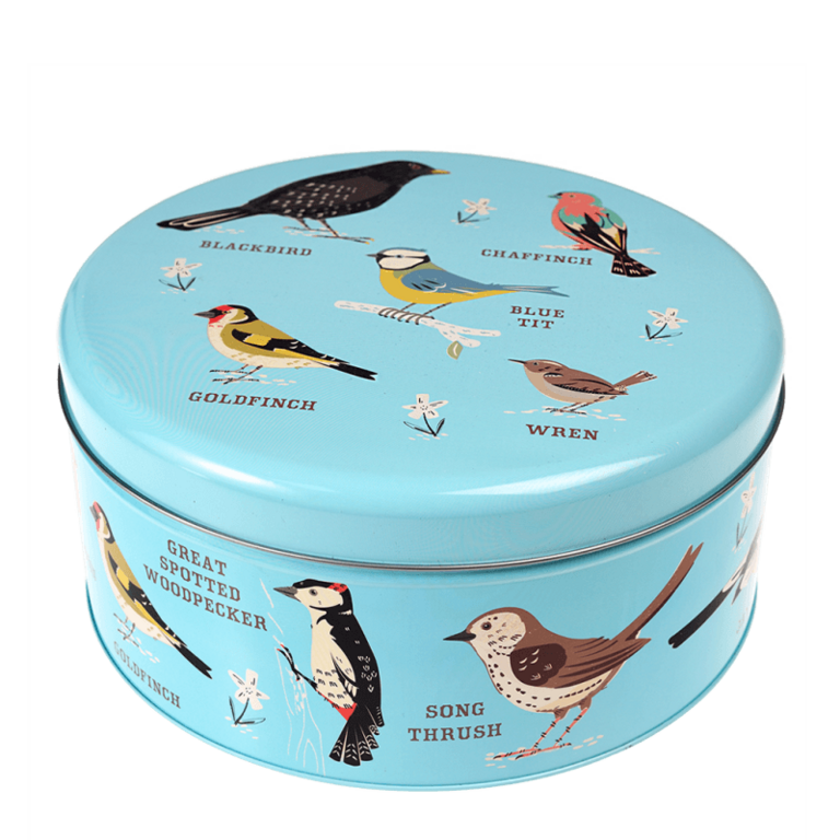 Rex London Rex London Vintage Style Baking Tin Garden Birds 24cm