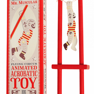 Rex London Rex London Mr Muscular Wooden Acrobat Toy