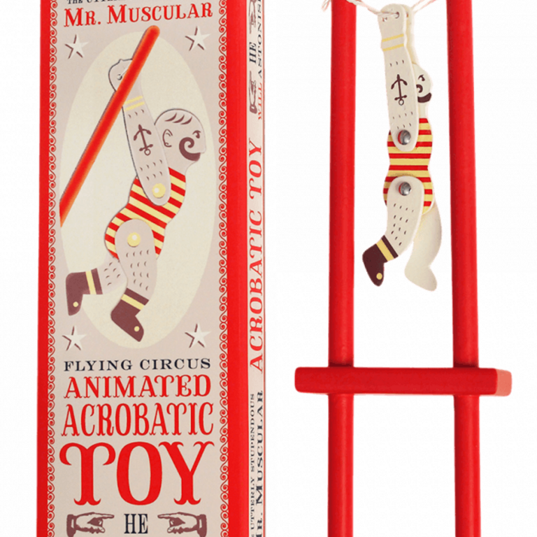 Rex London Rex London Mr Muscular Wooden Acrobat Toy