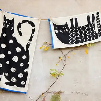 Donna Wilson Donna Wilson Lazy Cat Hand Towel