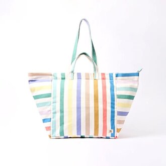 Ori London Ori London Marylebone Tote Pastel Stripe