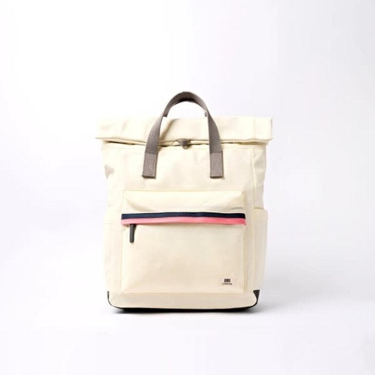 Ori London Ori London Cantry Roll Top Backpack Wax Paper Stripe