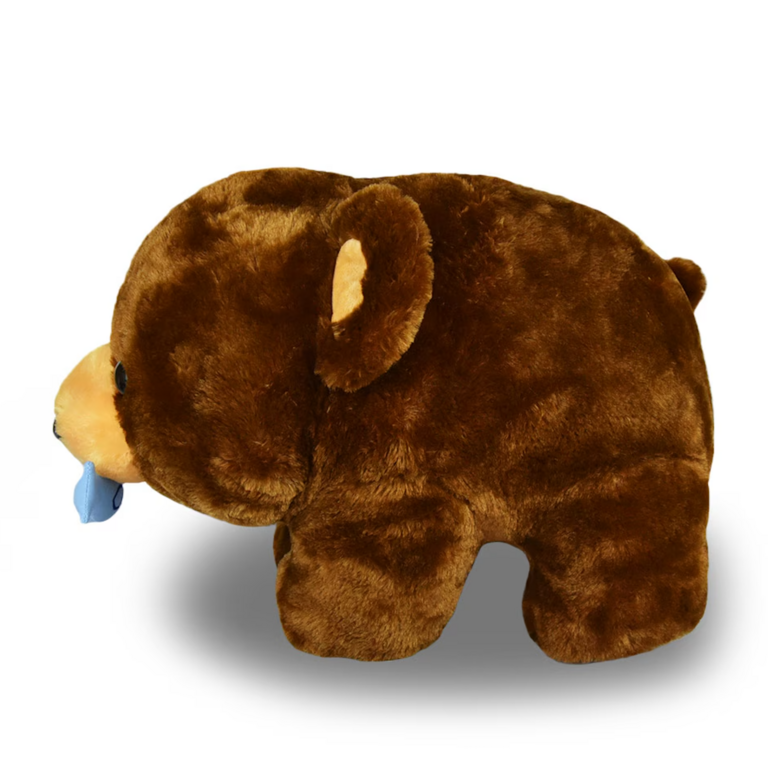 Amuse Amuse Japan Maru-kuma Bear w. Fish (L) 34cm