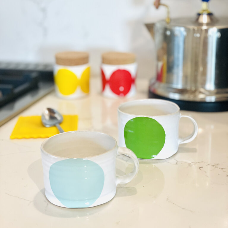 Camilla Engdahl Camilla Engdahl Dot Mug - Turquoise