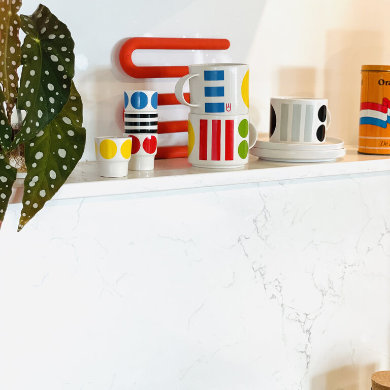 Camilla Engdahl Camilla Engdahl Dido Cup & Saucer Set - Black & Grey