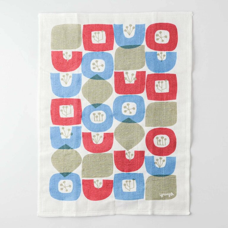 Ya-Ma Ya-Ma Japan Kaya Dishcloth - Folk Flower