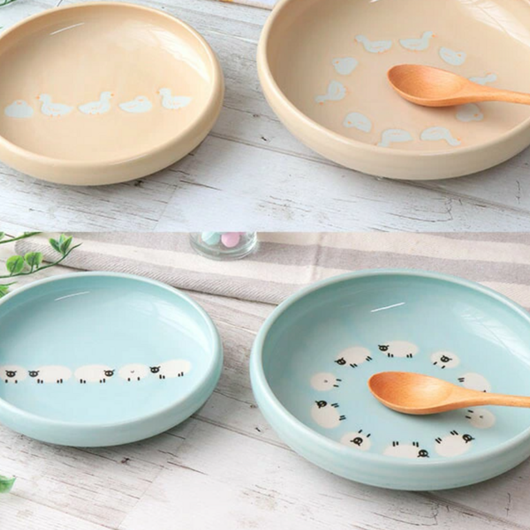 Ya-Ma Ya-Ma Japan Lullaby Series Main Plate Beige Seal 21 cm