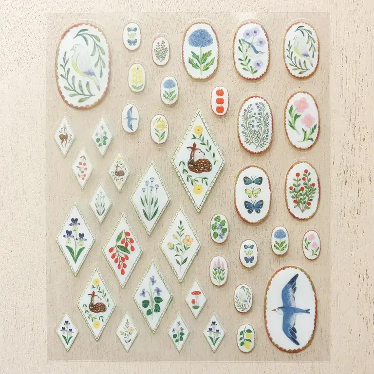 Neo Neo Japan Midori Asano Sticker Sheet Bird Dream