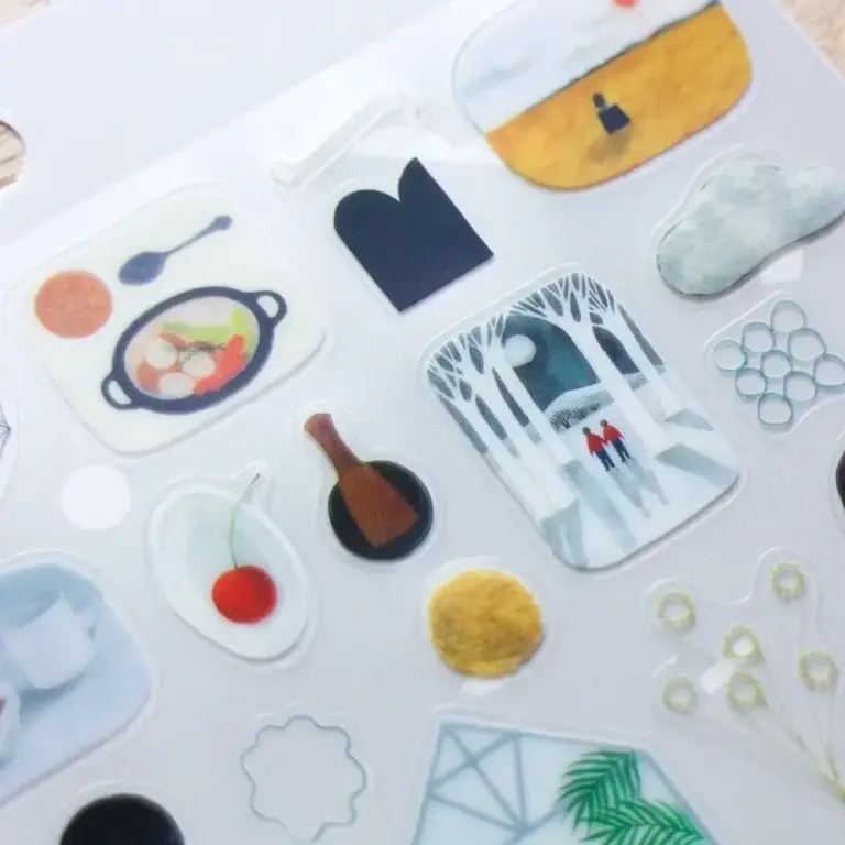 Neo Neo Japan Nishi Shuku Sticker Sheet Scene