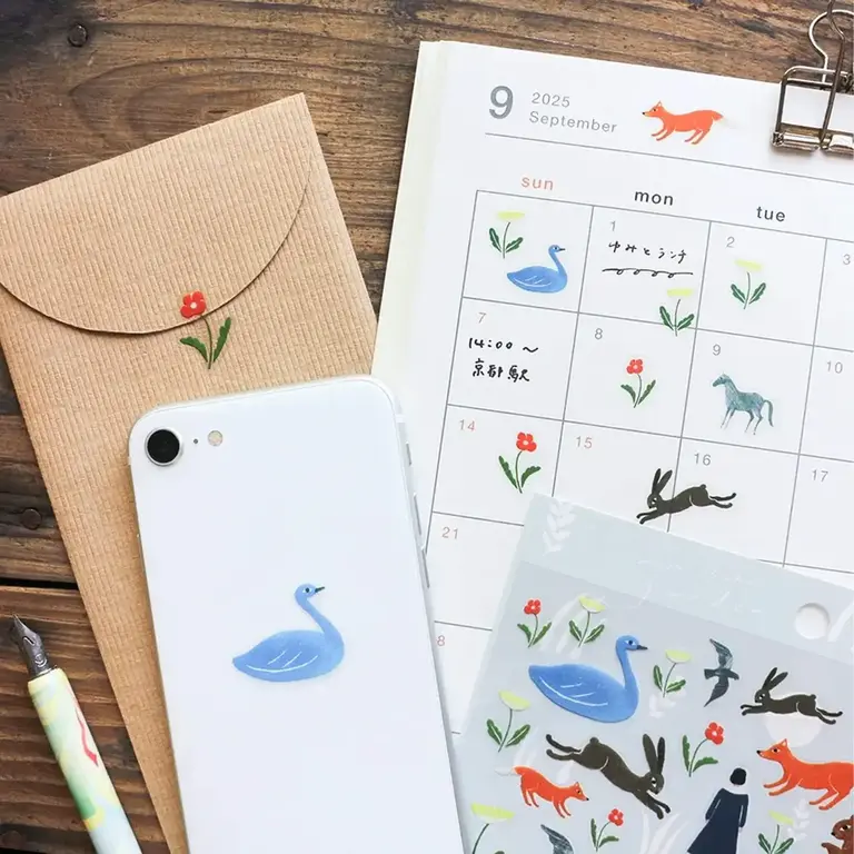 Neo Neo Japan Nishi Shuku Stickers Garden