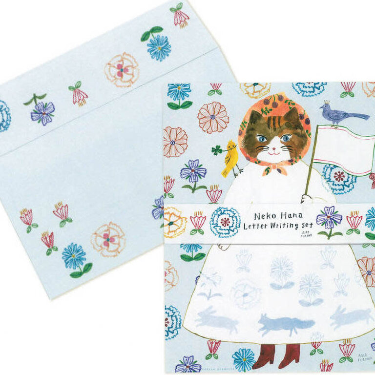 Neo Neo Japan Aiko Fukawa Stationery Set Neko Hana