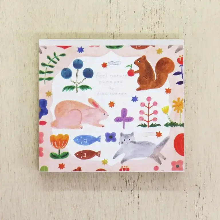 Neo Neo Japan Aiko Fukawa Memo Pad Nature