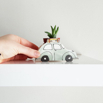 Julie Richard Julie Richard Vintage VW Bug Planter - Small (Assorted)