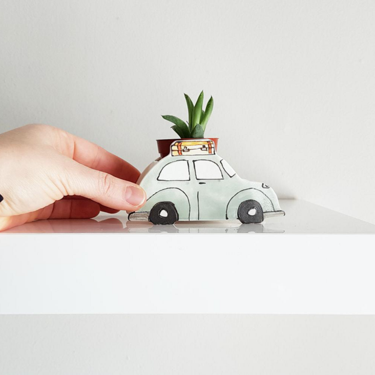 Julie Richard Julie Richard Vintage VW Bug Planter - Small (Assorted)