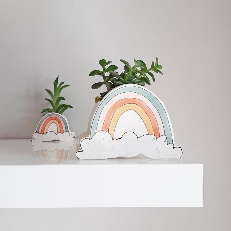 Julie Richard Julie Richard Rainbow Planter - Large